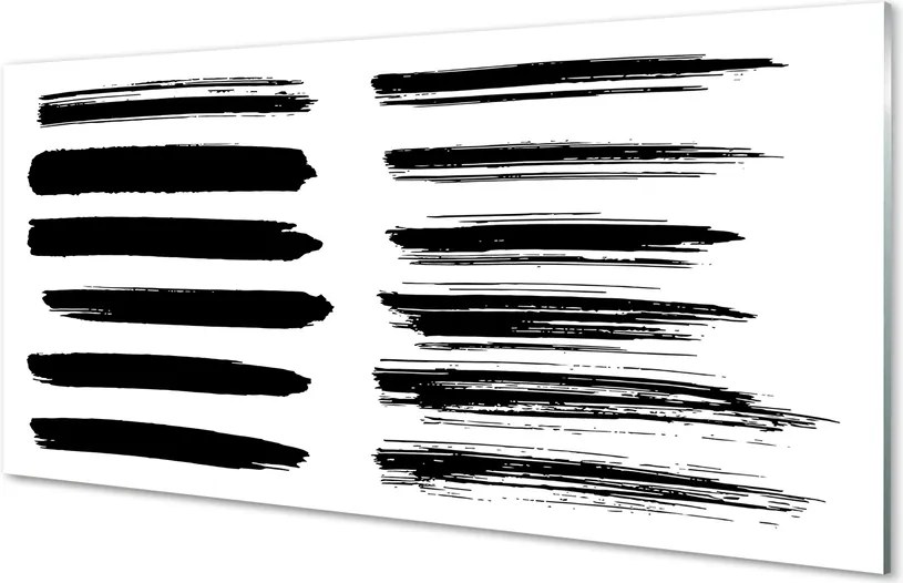 Panel Szklany Artystyczne Pociągnięcia Pędzlem