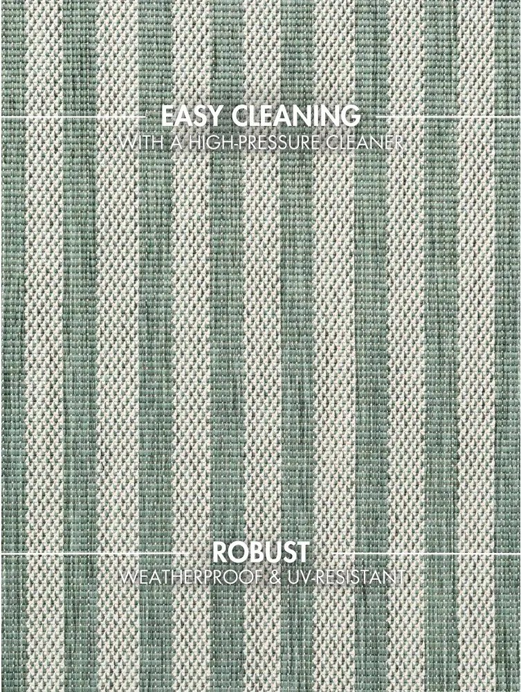 Zielony/kremowy dywan odpowiedni na zewnątrz 160x230 cm Haringey Linley – Ted Baker