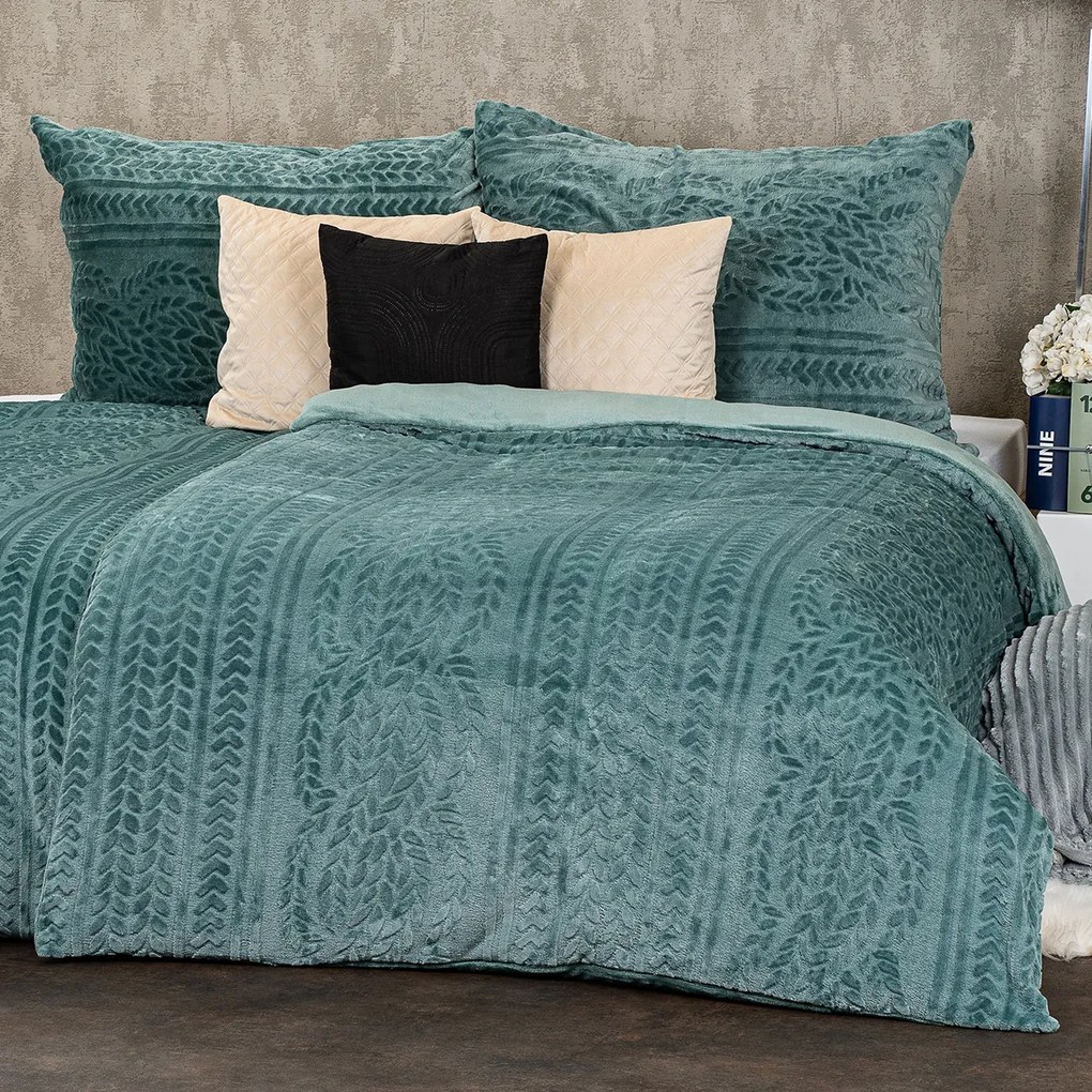 4Home Pościel mikroflanela Knit, 140 x 200 cm, 70 x 90 cm