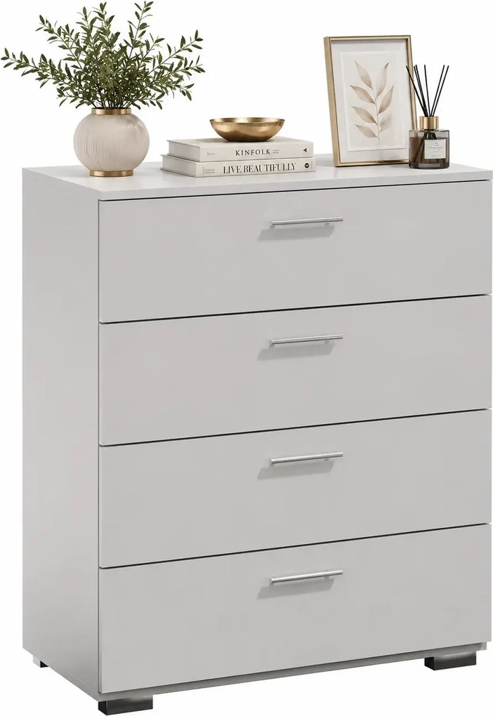 Biała minimalistyczna komoda 80 cm B4-B35