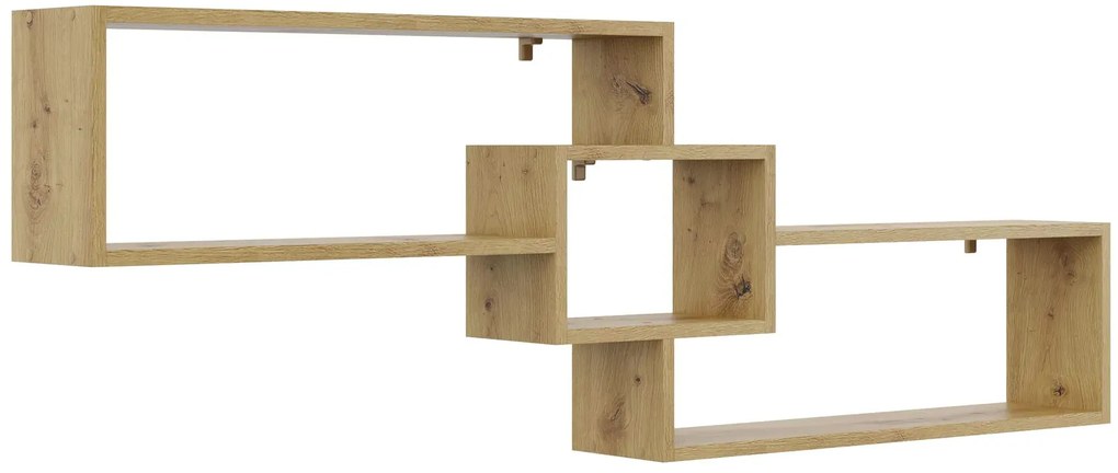 Skandynawska półka na książki dąb artisan W1-P08
