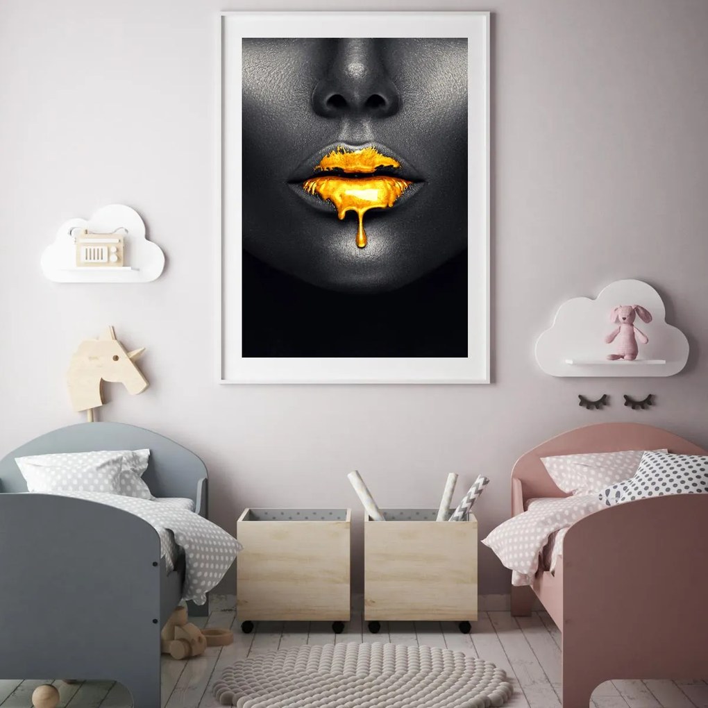 Plakat - Kobiece usta (A4)