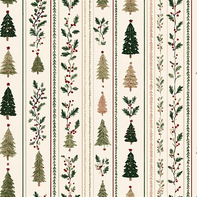 Bawełniana poszewka na poduszkę HOLLY PINES 45x45 cm, kolorowa