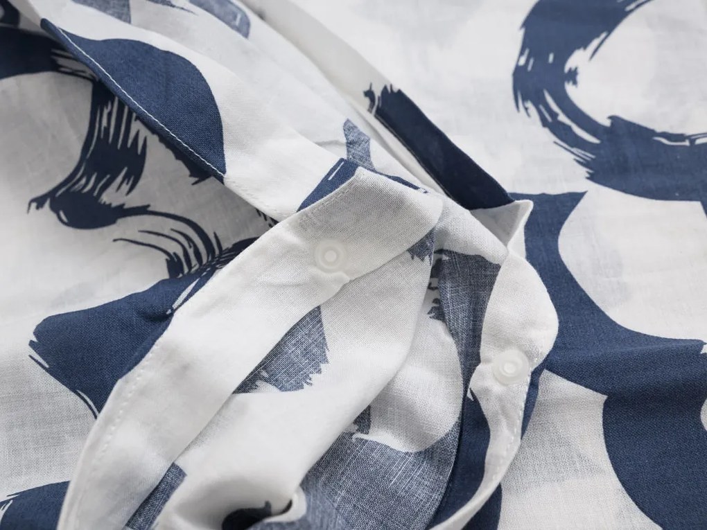 PrzytulneMieszkanie.pl PrzytulneMieszkanie.pl Bawełniana pościel MAGIC SKY biało-niebieska Rozmiar pościeli: 70 x 90 cm | 140 x 200 cm