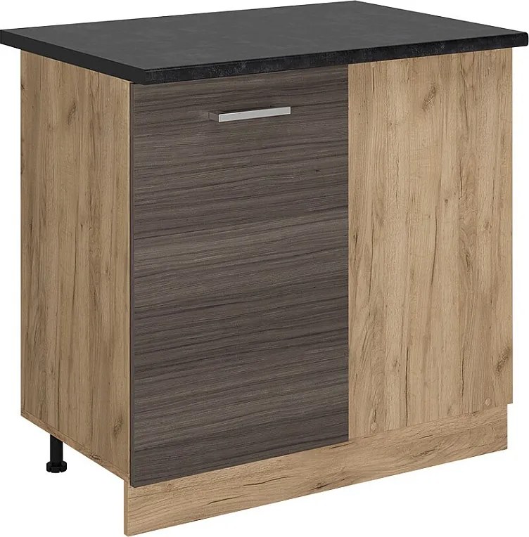 Szafka narożna szlachetna szarość 86x60x81.6 r-line