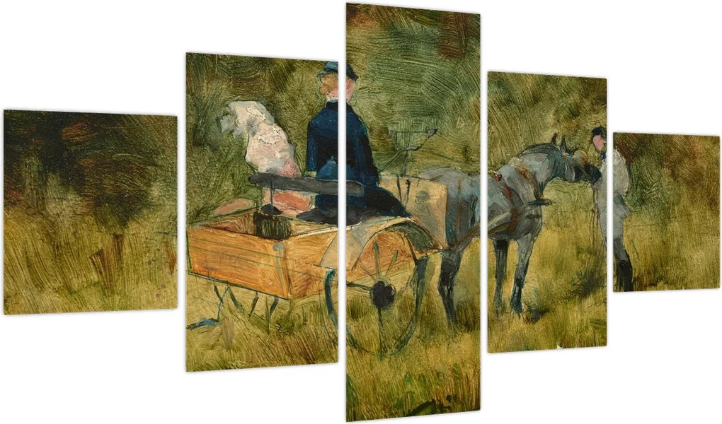 Obraz - Henri de Toulouse-Lautrec, The Trap, reprodukcje (125x70 cm)