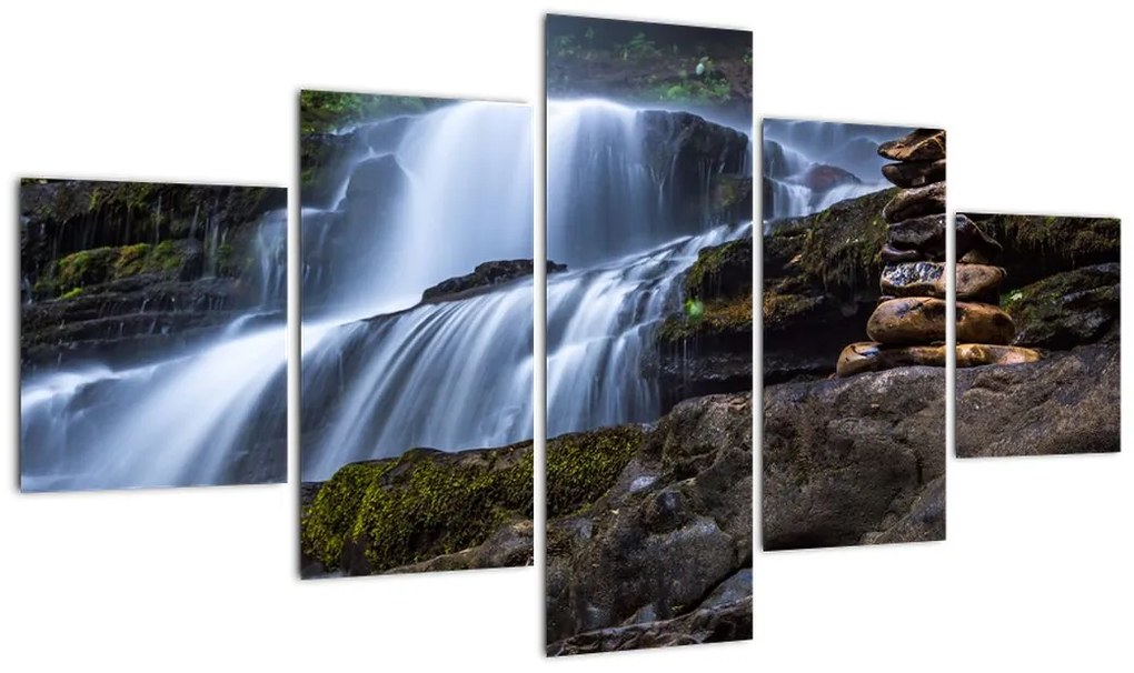 Obraz wodospadu (125x70 cm)