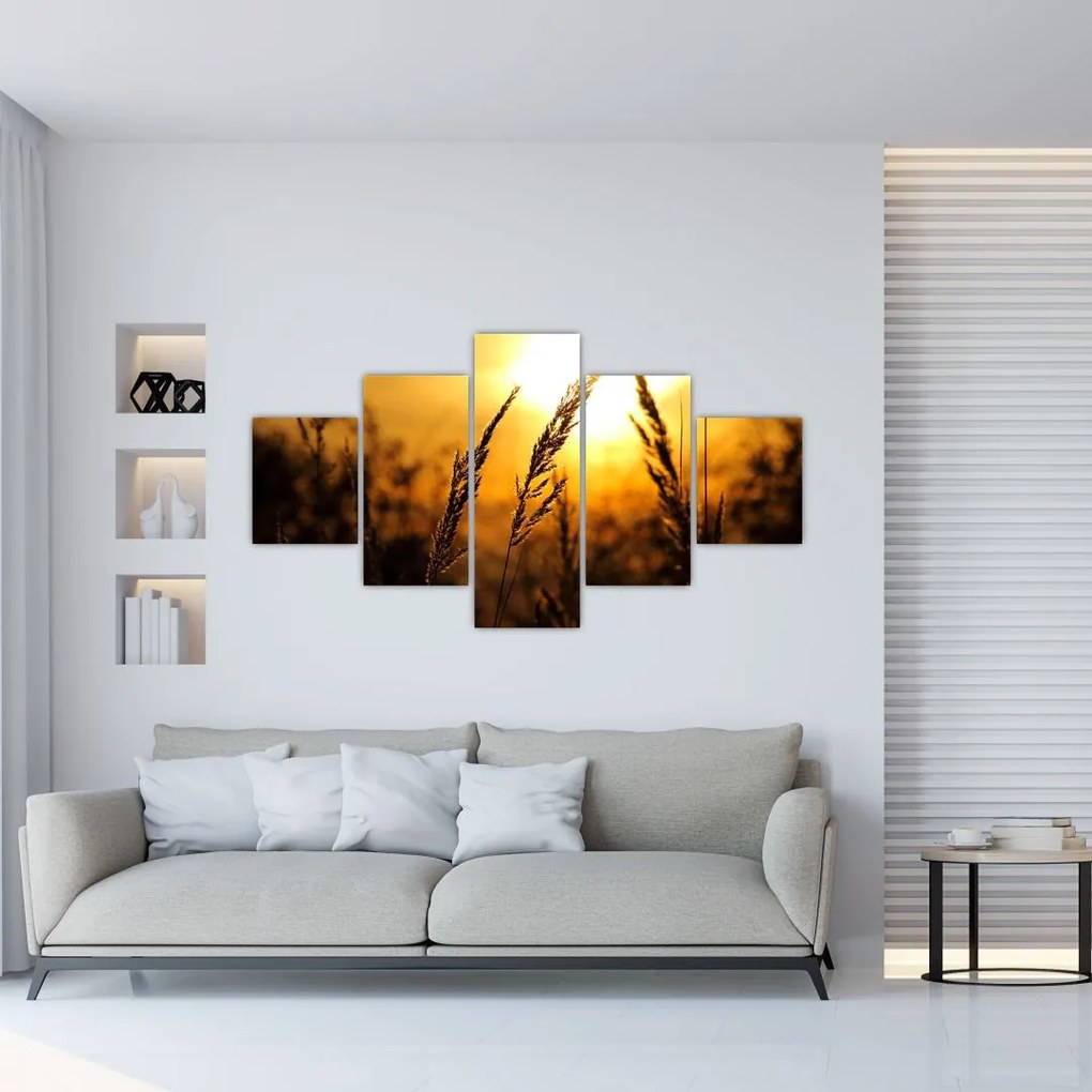 Obraz zachodzącego słońca (125x70 cm)