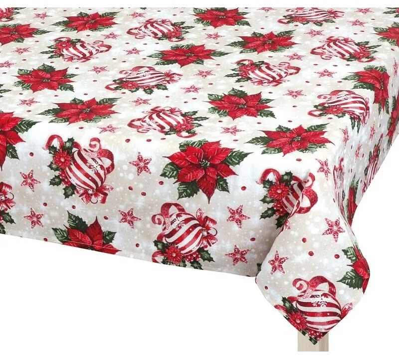 Bellatex Obrus Ozdoby świąteczne Ostrokrzew, 70 x 70 cm, 70 x 70 cm