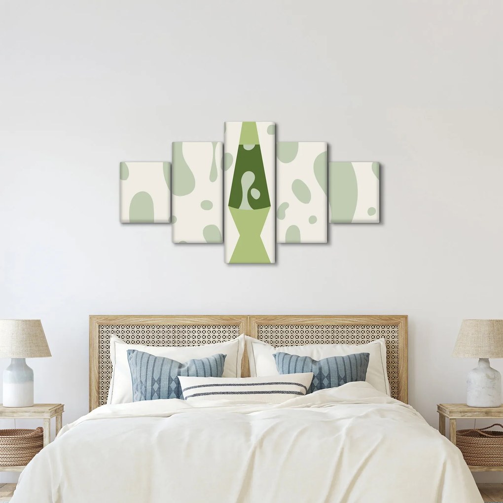 Obraz - Hipisi, lampa lawowa (125x70 cm)