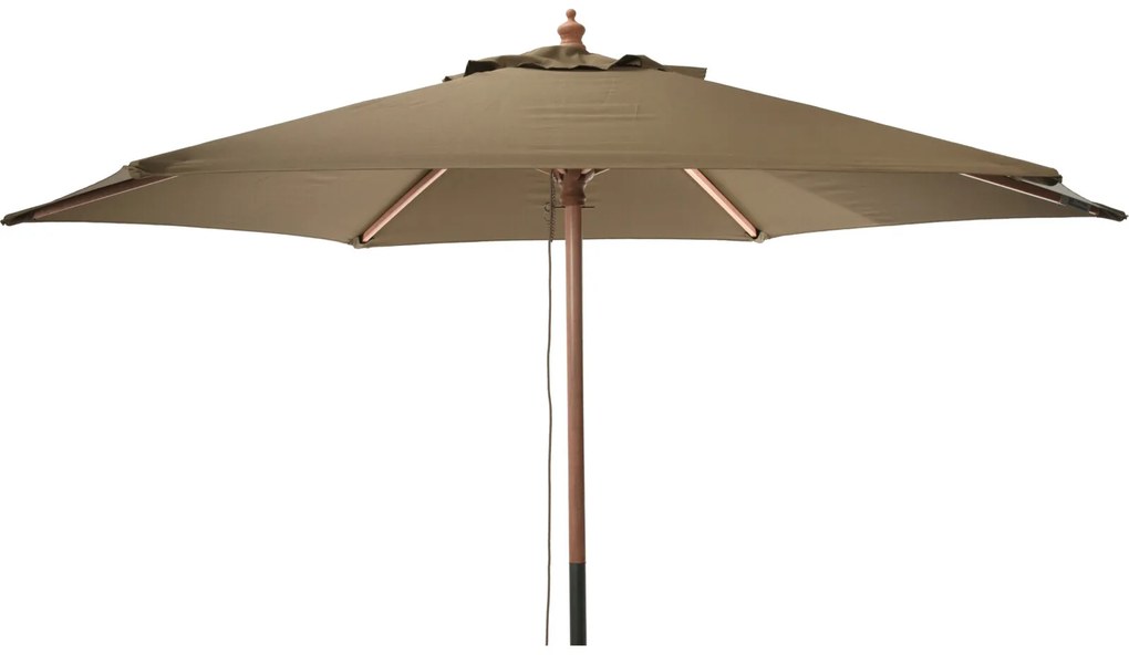Parasol ogrodowy drewniany, Ø 250 cm