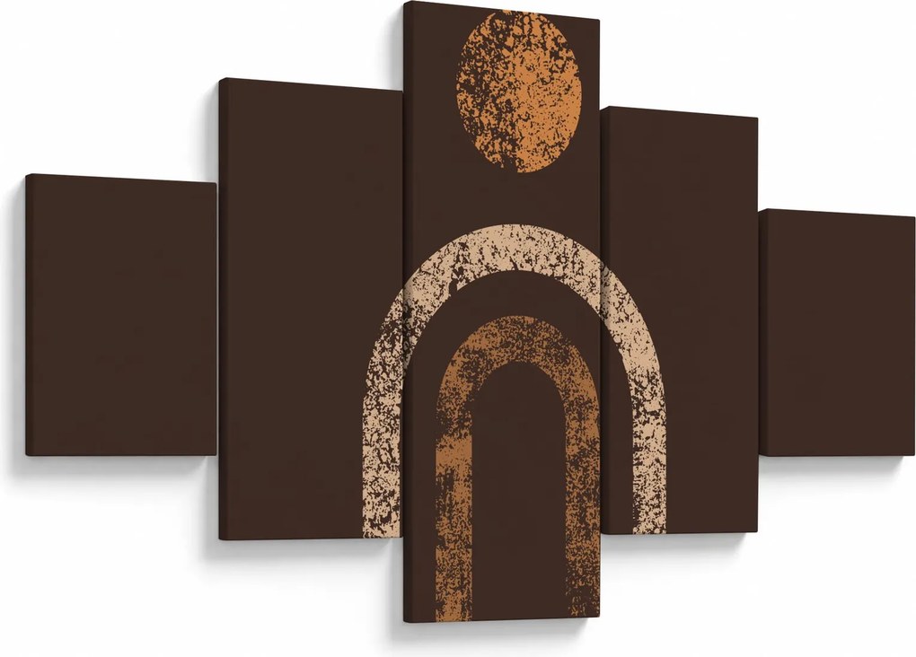 Obraz - Pomarańczowe łuki N⁰1 (125x70 cm)
