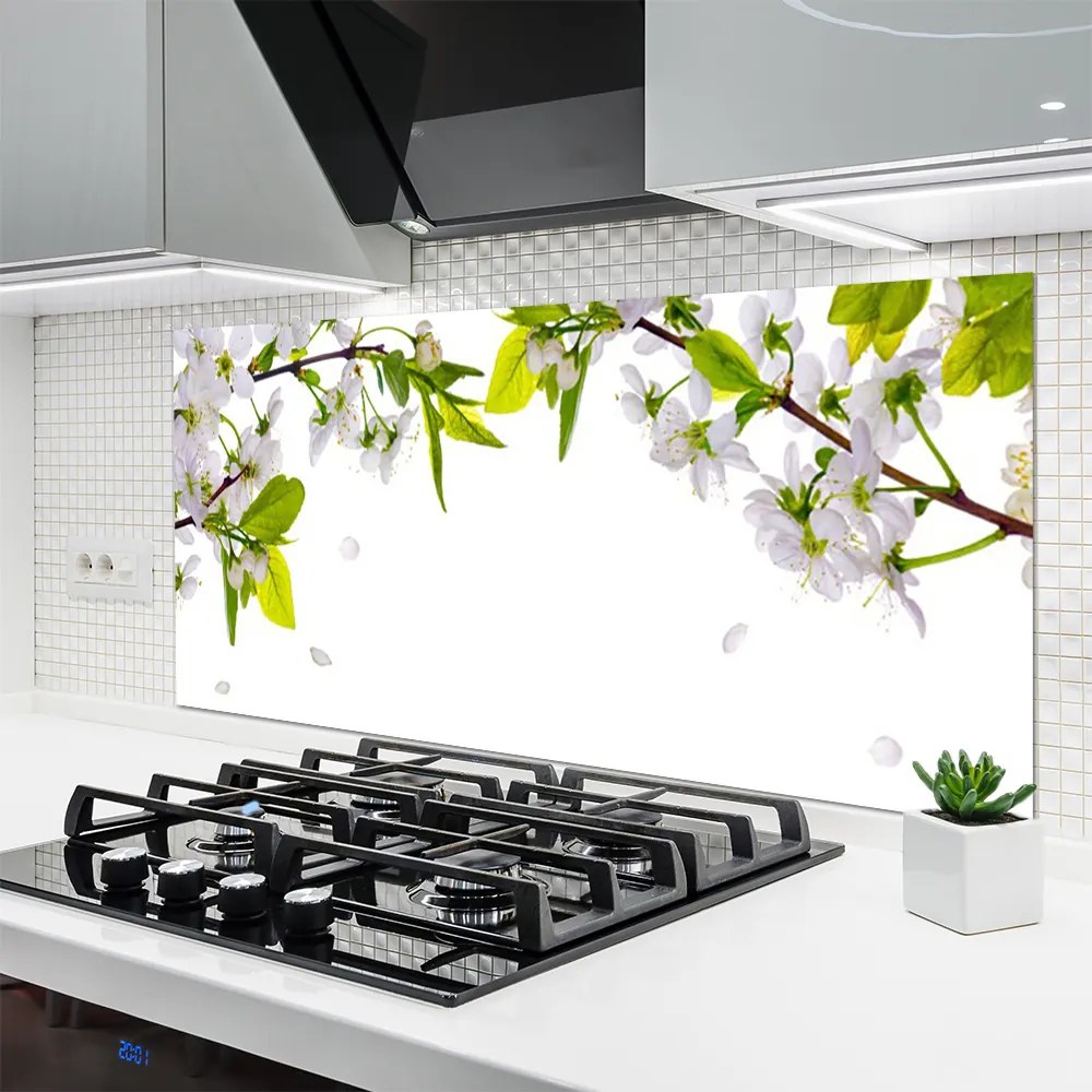 Panel nad blat kuchenny Makro Płatków Kwiatów