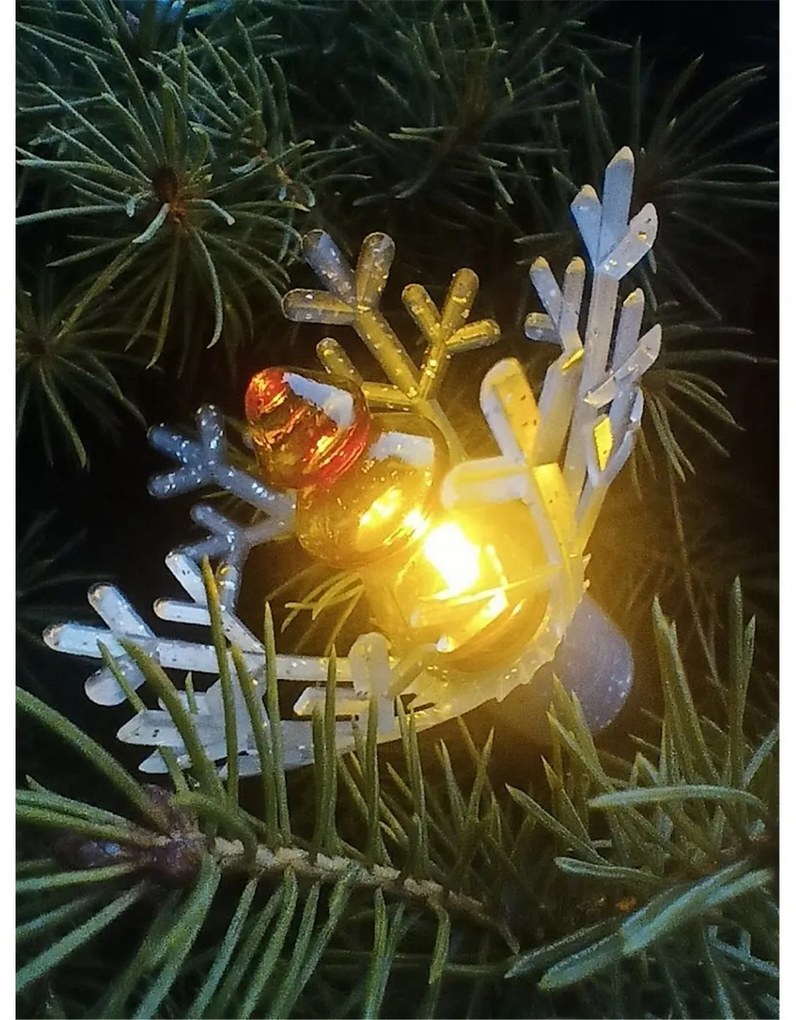 Łańcuch świetlny Astra LED mini Choinka kolorowy, 20 żarówek