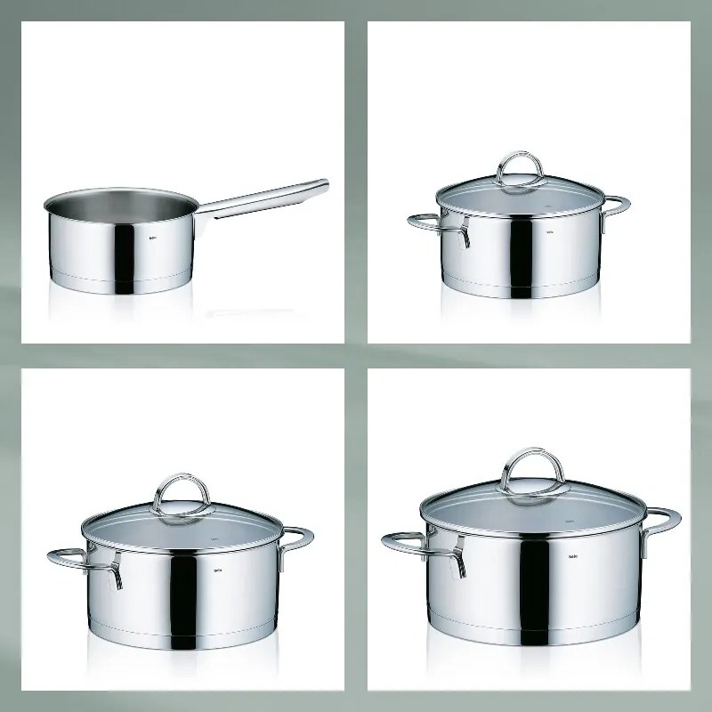 Kela Zestaw naczyń CAILIN, stal nierdzewna, 7 szt.