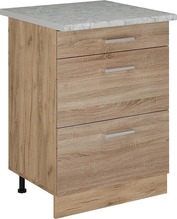 Szafka dolna do kuchni sonoma 60x60x81.6 r-line