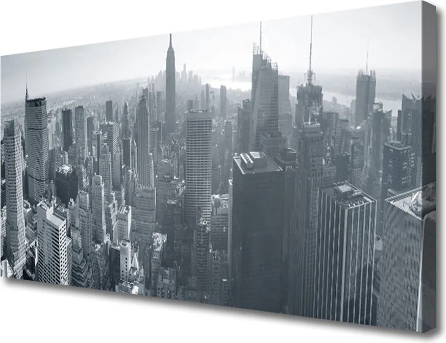 Obraz na płótnie Panorama Miejskich Wieżowców