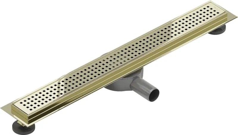 Mexen Flat 360° M08 odpływ liniowy obrotowy 50 cm, złoty - 1525050-40