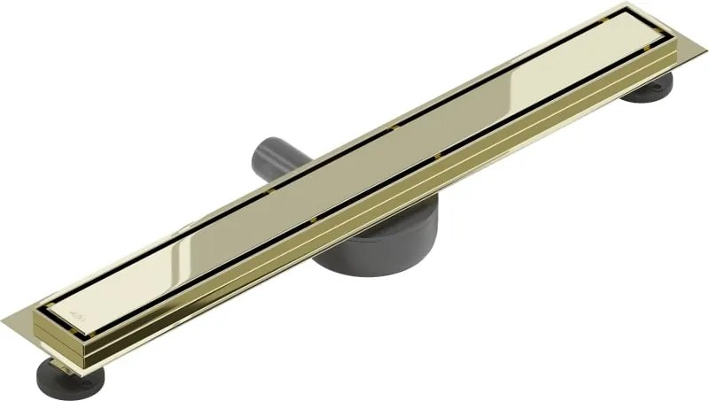Mexen Flat 360° M13 odpływ liniowy obrotowy 2w1 50 cm, złoty - 1510050-40