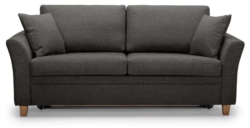 Antracytowa rozkładana sofa Scandic Sonia