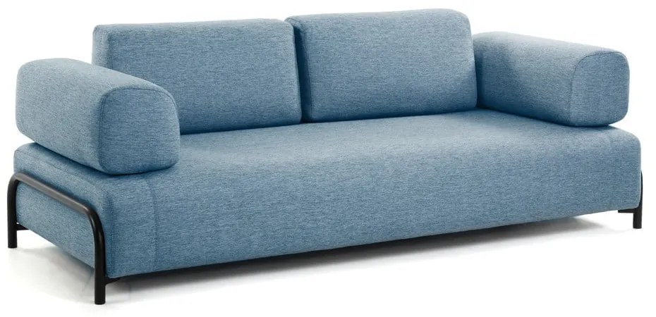 Niebieska sofa z podłokietnikami Kave Home Compo