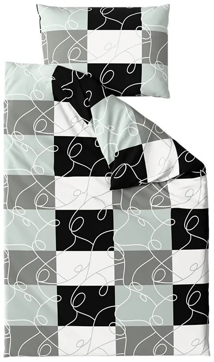 PrzytulneMieszkanie.pl PrzytulneMieszkanie.pl Bawełniana pościel KASPARO BLEND szara hotelowa kieszeń Rozmiar pościeli: 70 x 90 cm | 140 x 200 cm