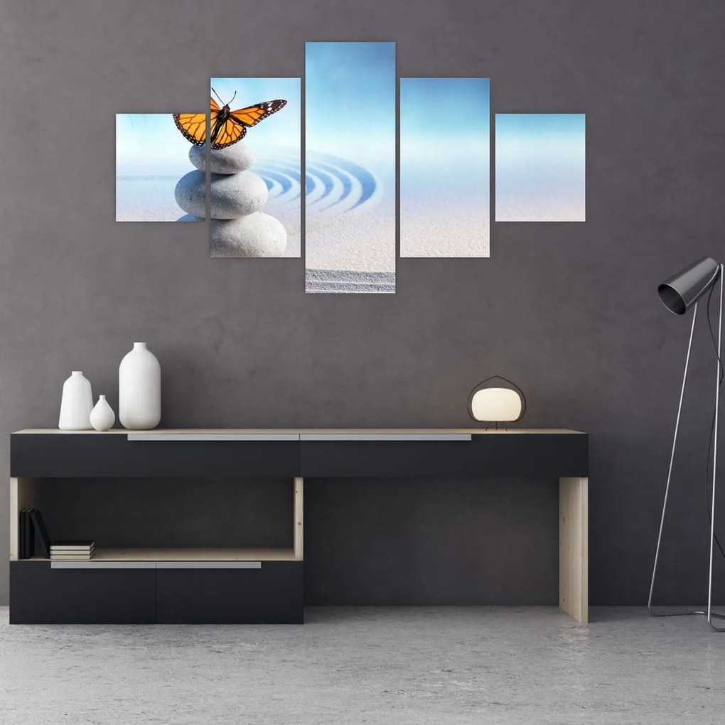 Obraz - Ogród zen (125x70 cm)
