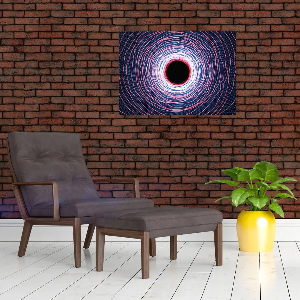 Obraz abstrakcji koła (70x50 cm)