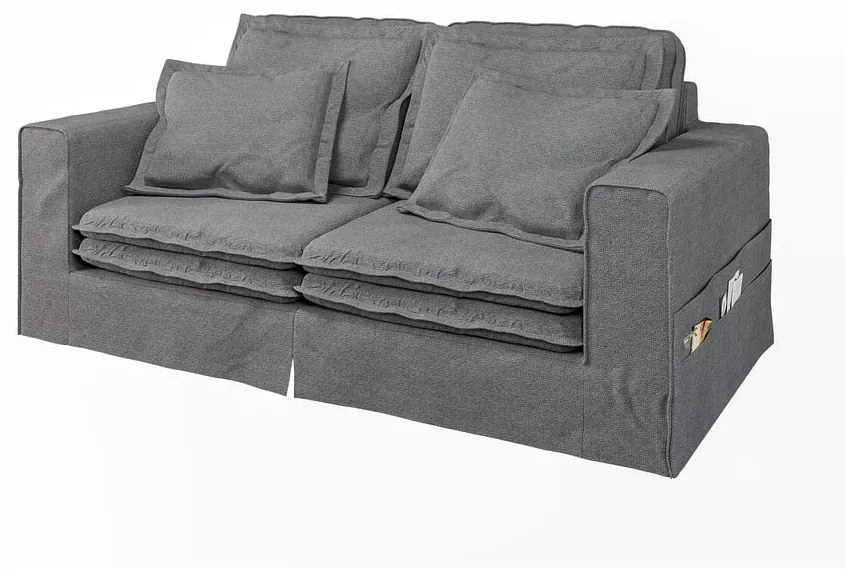 Szara sofa 196 cm Nora – Ropez