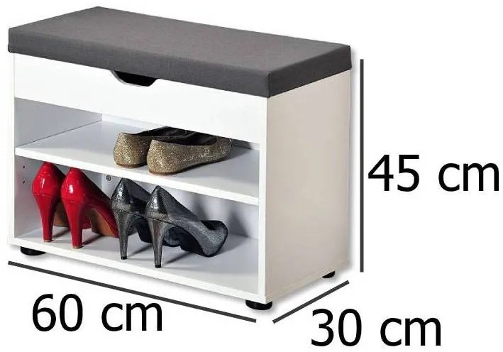 Szafka na buty z siedziskiem do przedpokoju, KESPER