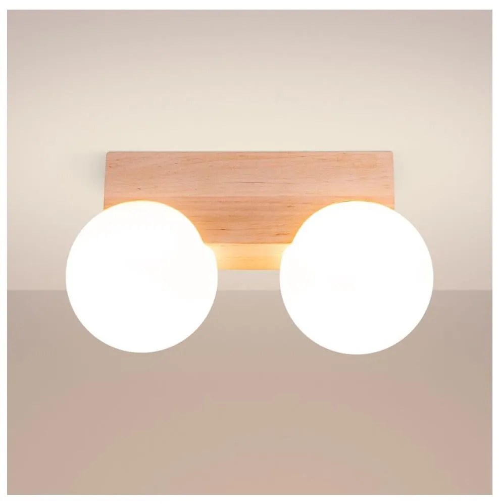 Sollux SL.1683 - Lampa sufitowa BULBO 2xG9/8W/230V buk/biała