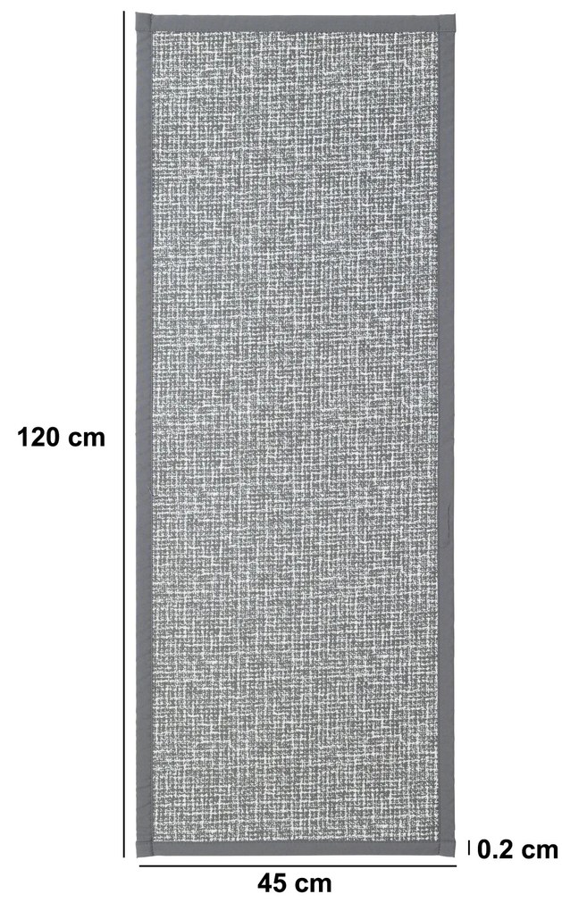 Podłużny chodnik do przedpokoju pleciony, 120 x 45 cm