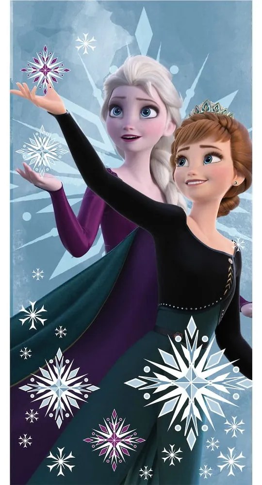 Bawełniany ręcznik dziecięcy 70x140 cm Frozen "Snowflake" – Jerry Fabrics