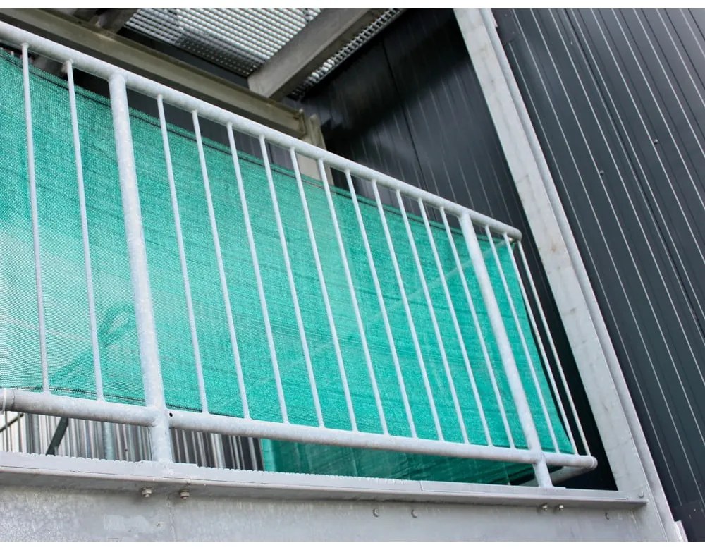 Zielona plastikowa osłona balkonowa 500x90 cm – Garden Pleasure