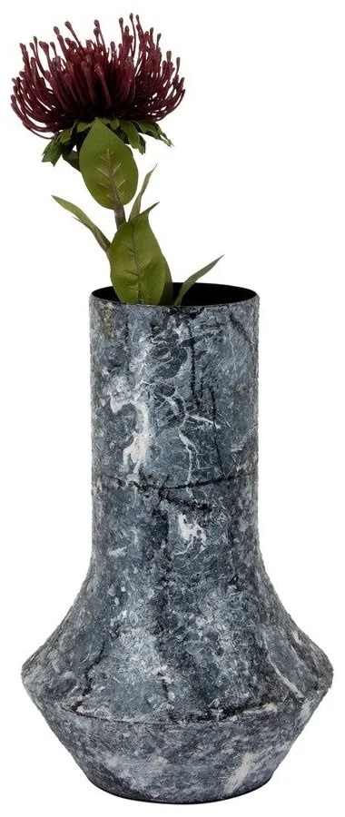 Czarny wazon (wysokość 31 cm) Mosaic Marble – PT LIVING