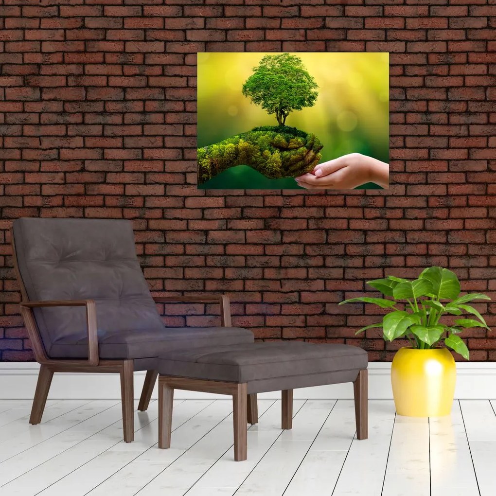 Obraz - Matka ziemia (70x50 cm)