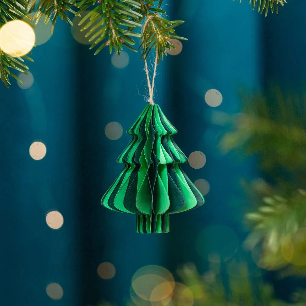 Papierowa ozdoba świąteczna Honeycomb Tree – Sass & Belle