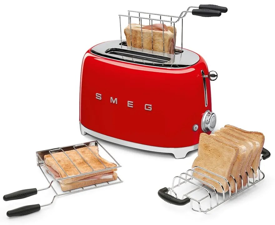 Czerwony toster SMEG
