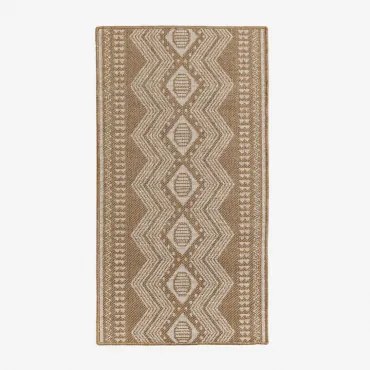 Prostokątny Dywan Z Polipropylenu Ariane Beige Migdałowa & 150 X 80 Cm - Sklum