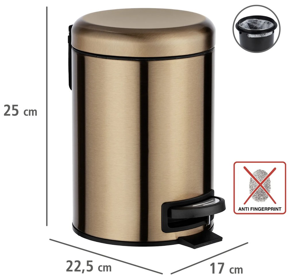 Kosz łazienkowy LEMAN, 3 L, WENKO
