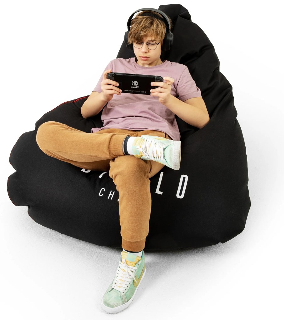 Pufa gamingowa Diablo Chairs, czarna