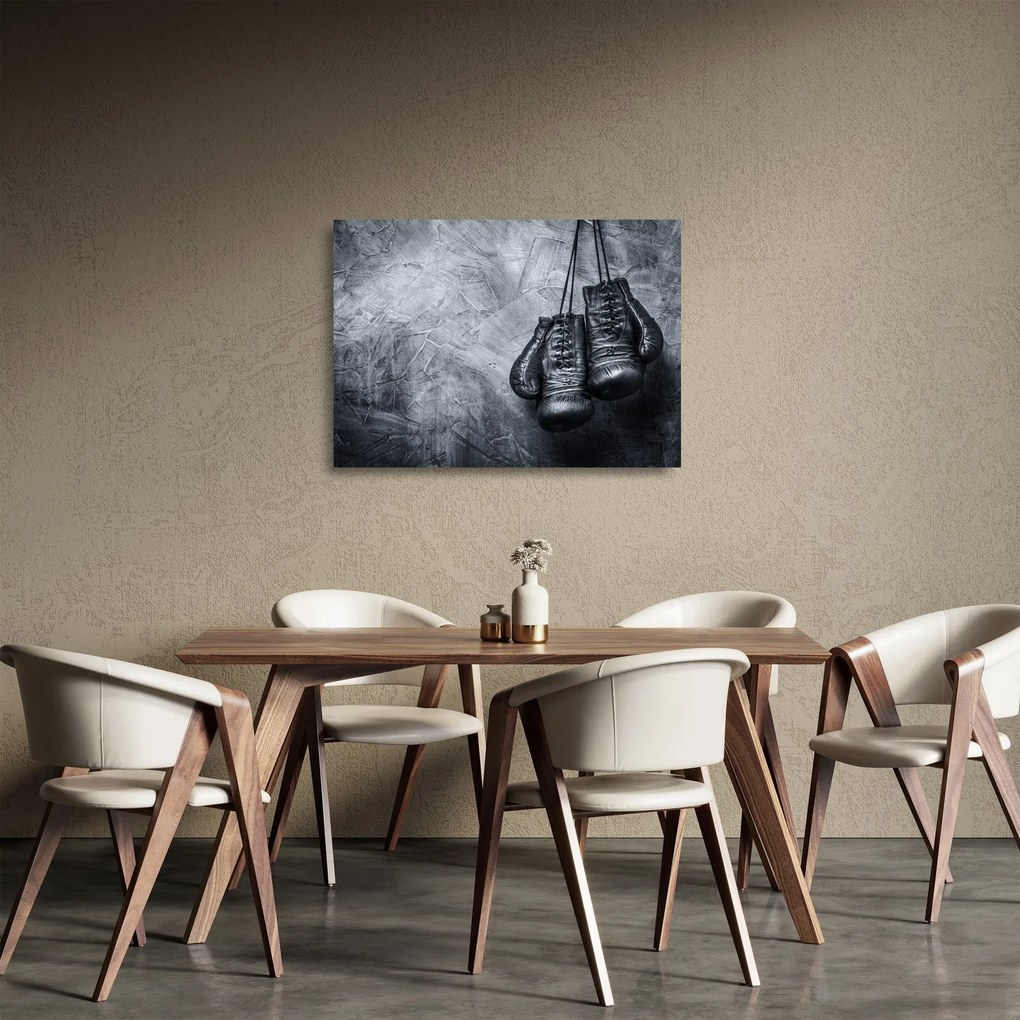 Obraz na szkle - Rękawice bokserskie (70x50 cm)