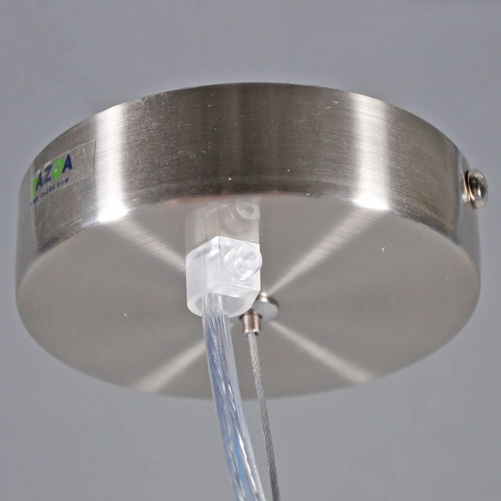 Nowoczesna lampa wisząca stalowa z kloszem 45 cm czarna - Cappo 1Designerski Oswietlenie wewnetrzne