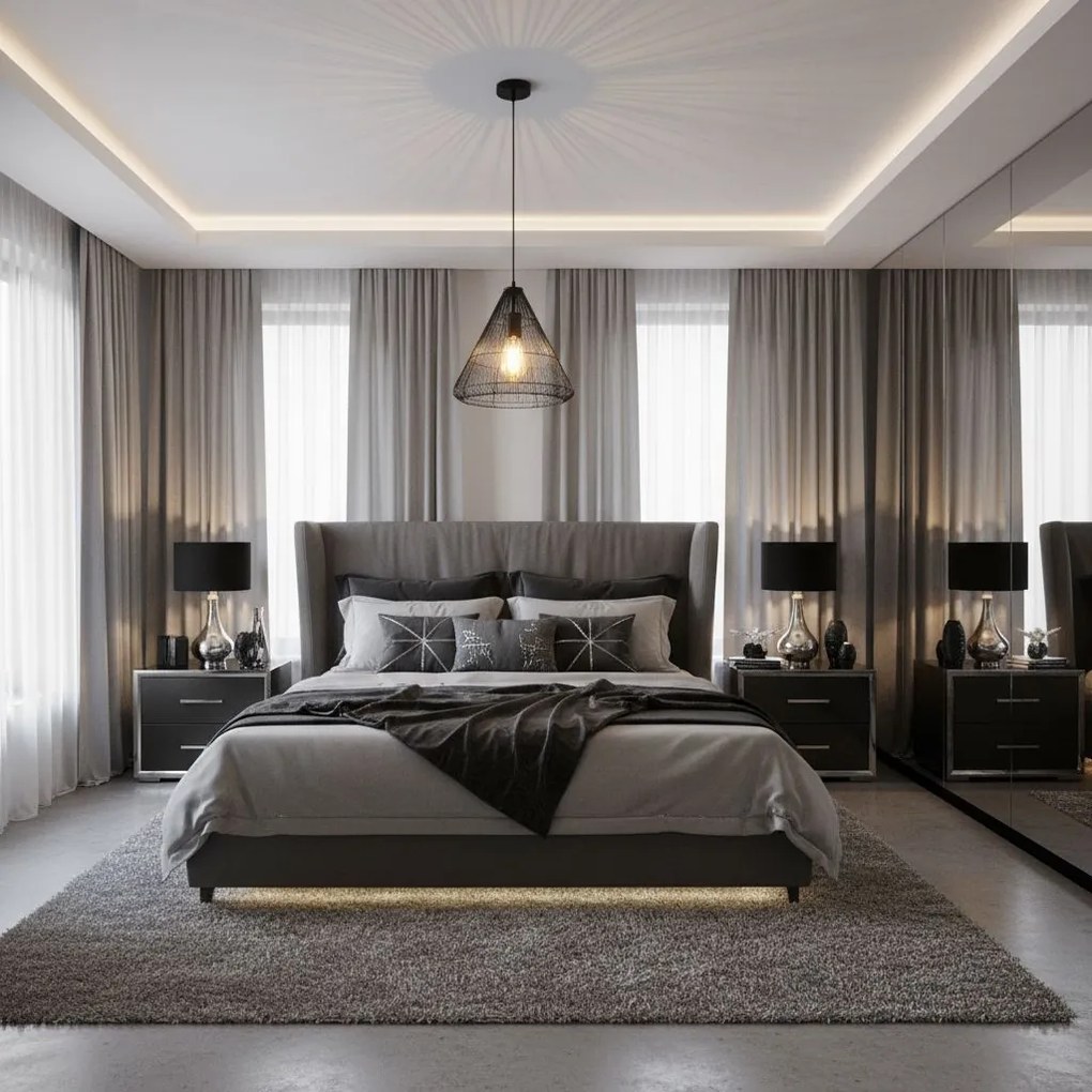 Lampa sufitowa wisząca w stylu loft LH2065