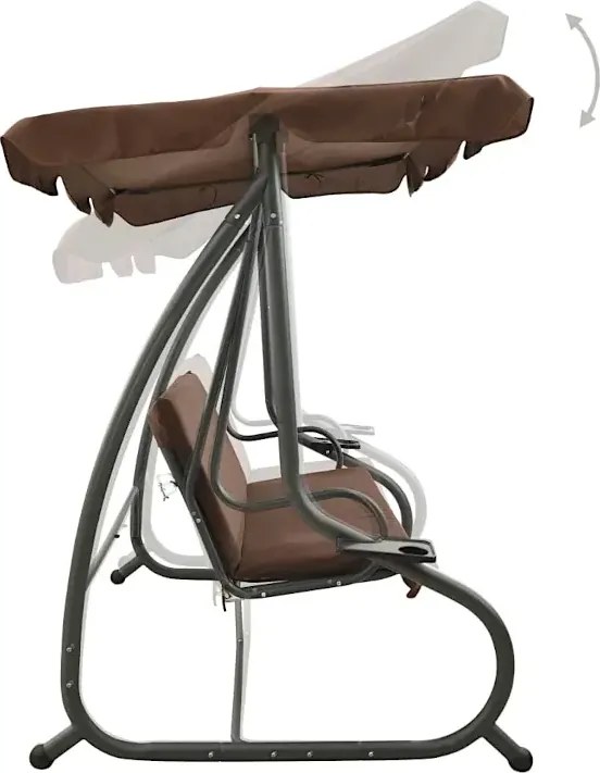 Huśtawka ogrodowa z baldachimem - Isamin 4X