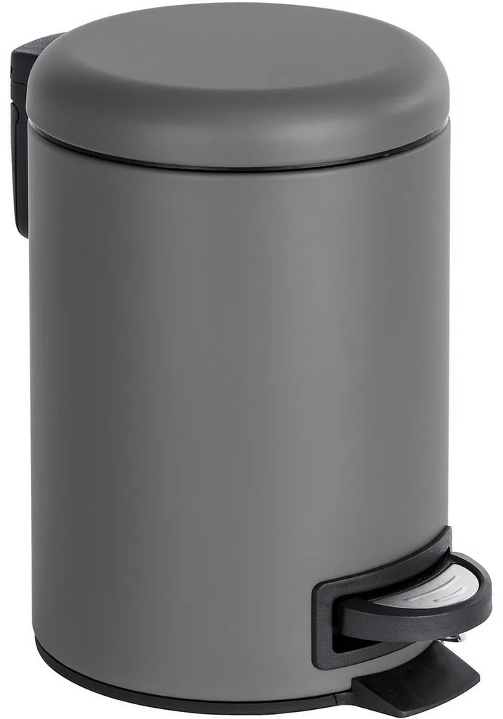 Wenko Kosz na śmieci z pedałem Leman 3 l, szary, 3 l