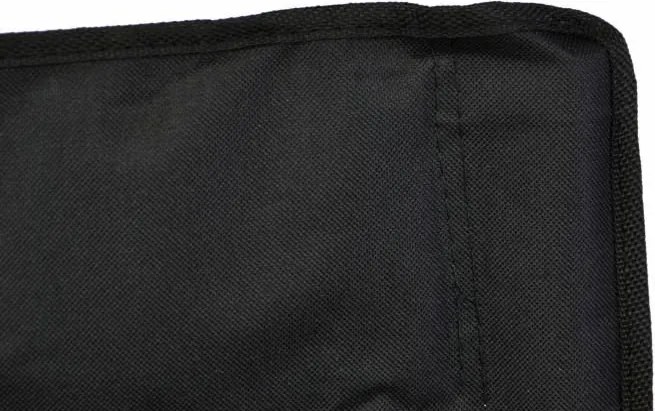 Zestaw na camping - 2x składane krzesło z uchwytem - czarne