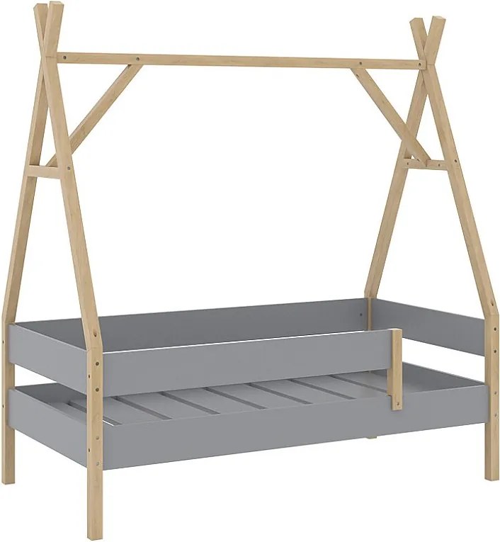 Łóżko dziecięce szary 166.5x86.5x177.5 bali