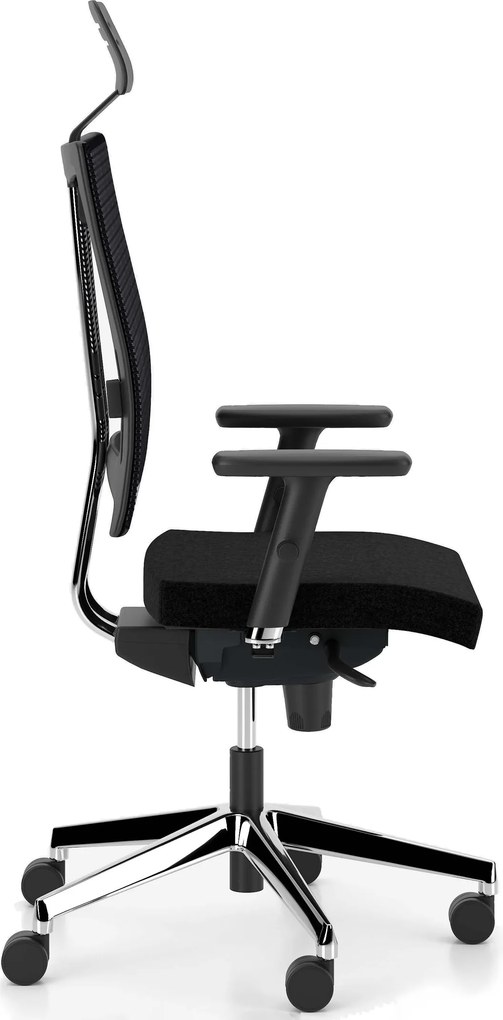 Krzesło biurowe @-Motion R15K HR, zgodne z normą BHP
