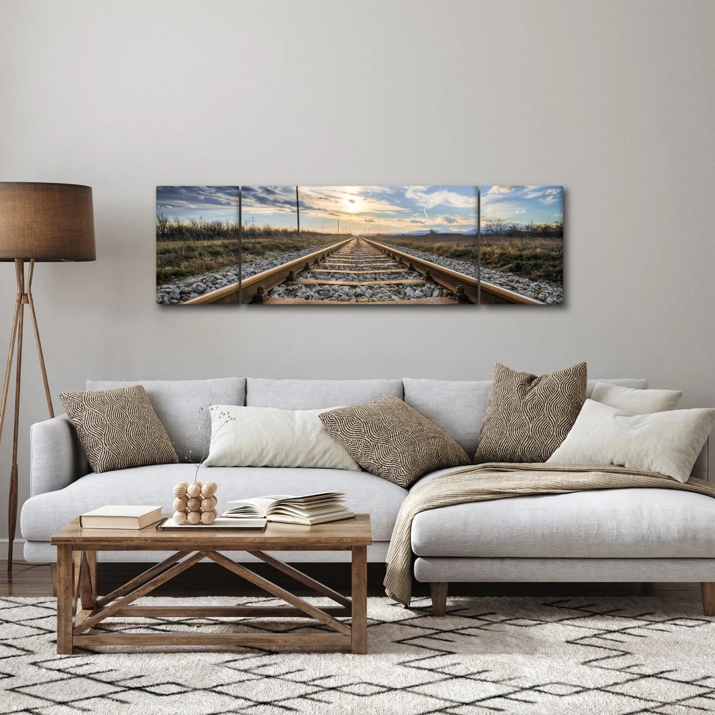 Obraz - Tory (170x50 cm)